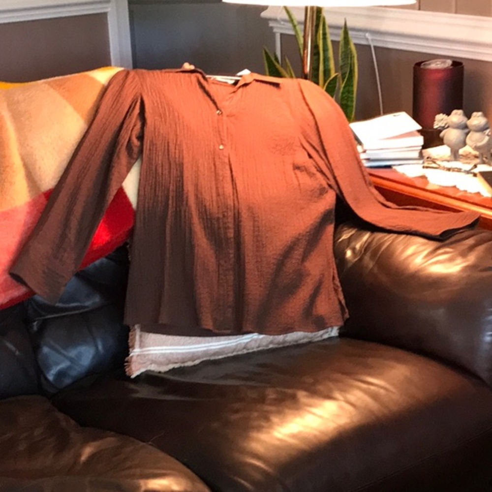 Brown blouse